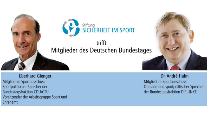 Politische Gespräche mit Mitgliedern des Sportausschusses des Bundestages