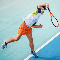 Tennis Sportunfall Prävention